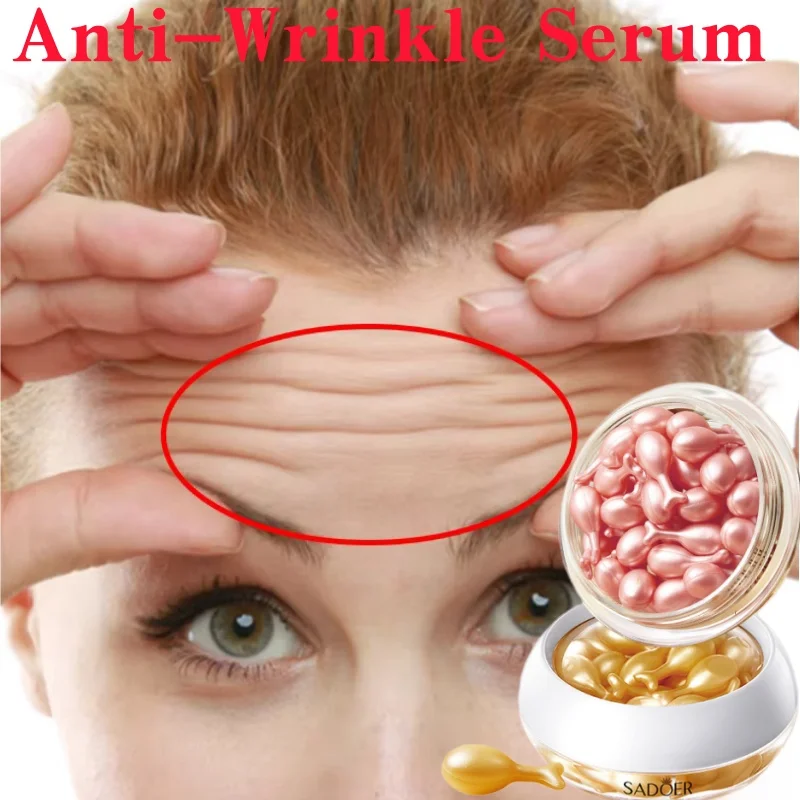 Collagen Capsules Serum Face Fine Line Repair Spot Remove Whiten Anti-Wrinkle Ageless Firm moisturize Skin Care Cosmetics