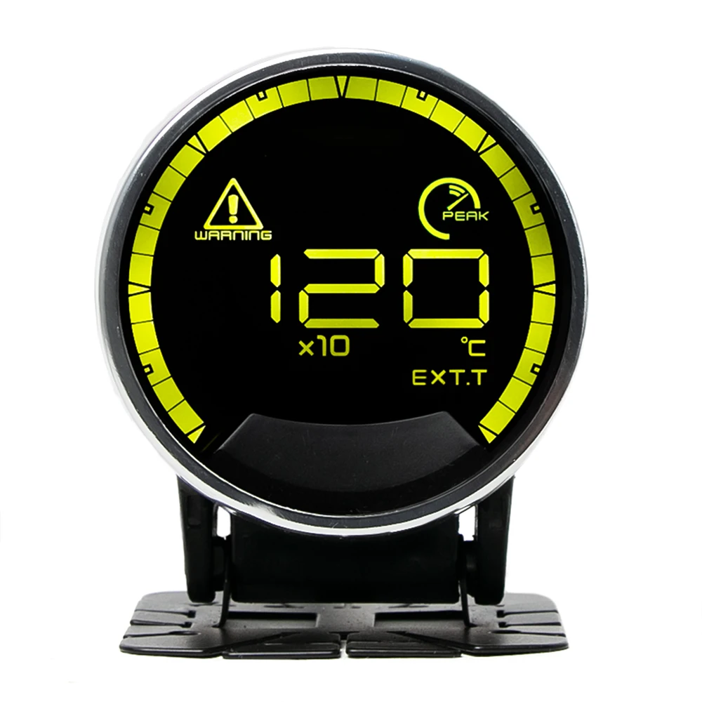 New Universal Gauge 60MM Turbo Boost Water&Oil Temp Ext Temp Fuel Pressure RPM Vacuum Meter No Controller Required