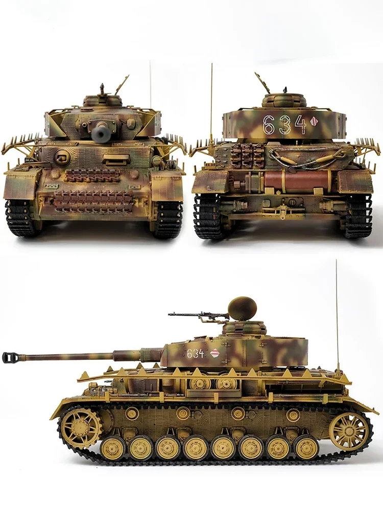 Zestaw plastikowych skali do montażu Academy 13528, Panzer IV Ausf. H (koniec) 1/35