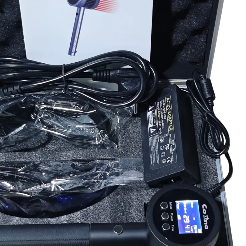 

Professional 1295mW Super Pulsed Cold Laser Device 650nm 808nm for Nerve Pain Relief Nerve Rehabilitation Physiotherapy Care