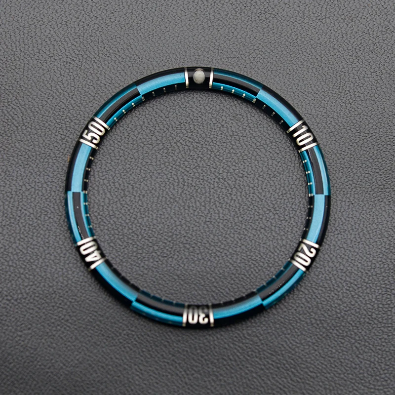 38x31,5mm Uhren lünette Einsatz fit seiko sport 5 skx007 skx009 srpd Uhrengehäuse nh35 nh36 Gehäuse Harz und Aluminium Uhren ring