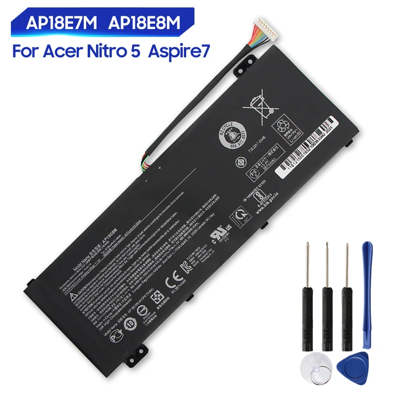 Replacement Battery AP18E8M For Acer Aspire 7 A715-74 AN715-51 NITRO 5 AN515-54-56R0 Predator HELIOS 300 PH315-52-713C AP18E7M