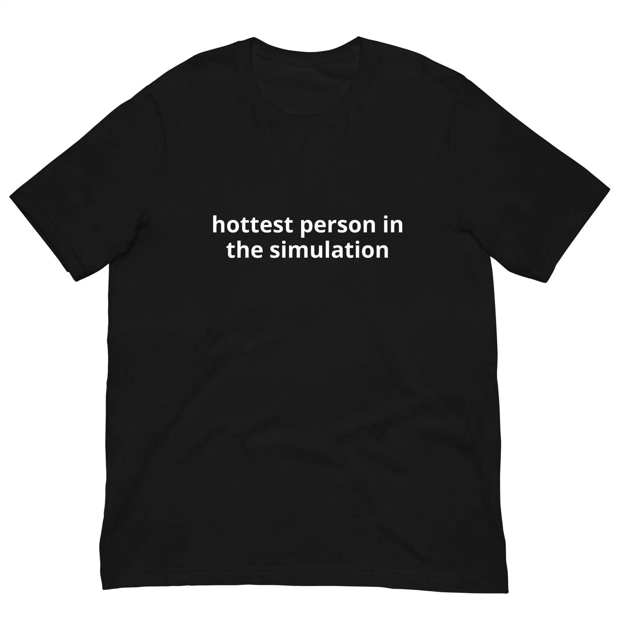 Hottest Person In The Simulation T Shirt