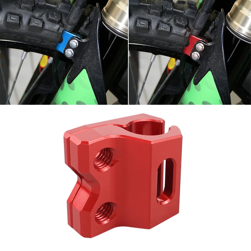 

CNC Front Brake Line Hose Clamp Holder For Honda CR125R CR125R CRF250R CRF450R CRF250X CRF450X CRF250RX CRF450RX CRF250L/M/RALLY