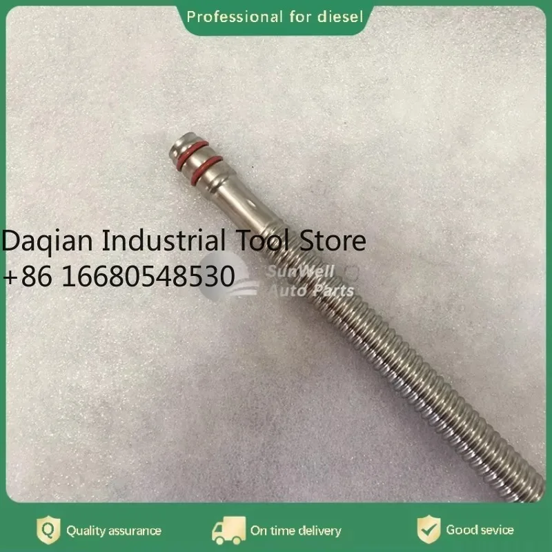 pq0Original  Engine Parts 4BT Turbocharger Oil Return Tube Pipe for 3934084