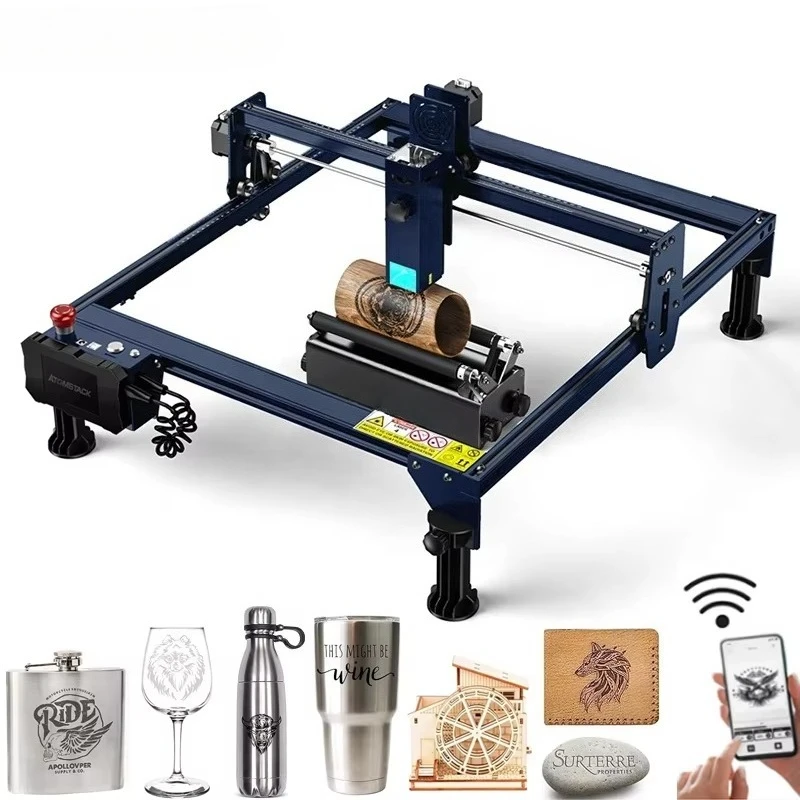 

YTYIN A10 S10 X7 PRO 50W 410mmx850mm Portable Animal Tag Glass Metal Engraving And Cutting Machine For All Materials