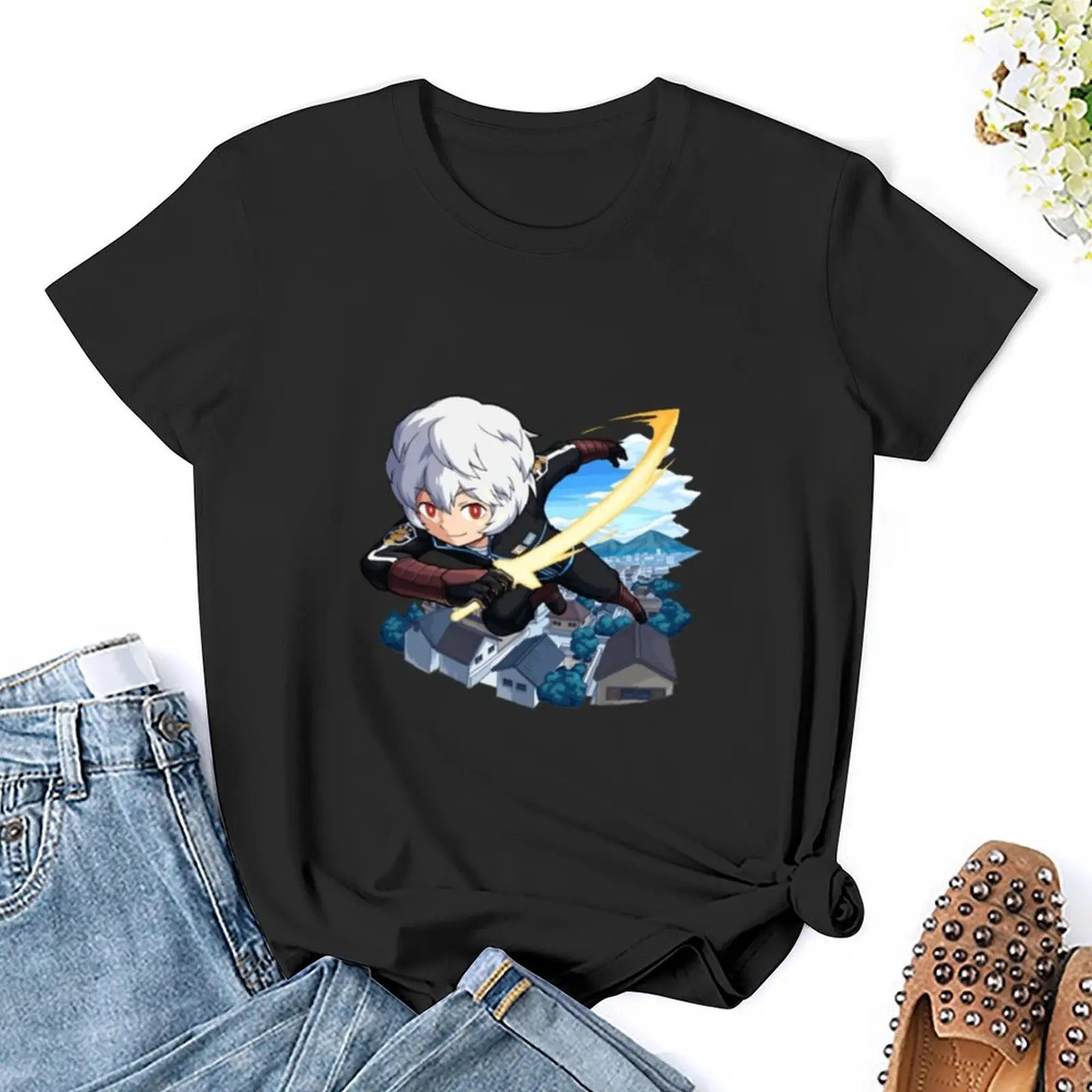 world trigger T-Shirt funny customs design your own funnys western t shirts for Women