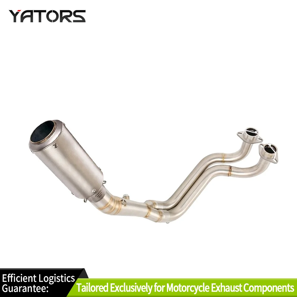 Exhaust Systems YZF R7 2021-2024 For Yamaha MT-07 Whole System Exhaust Header Pipe Muffler Tips Exhausts Pipes