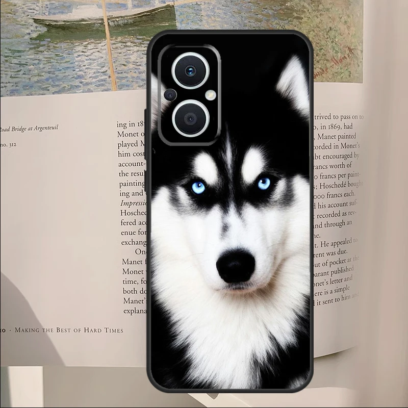 Animal Wolf Dog Husky For OPPO Reno 8T 4Z 5Z 2Z 3 4 5 6 7 8 Lite Case For OPPO Find X5 Lite X2 X3 Neo X6 Pro