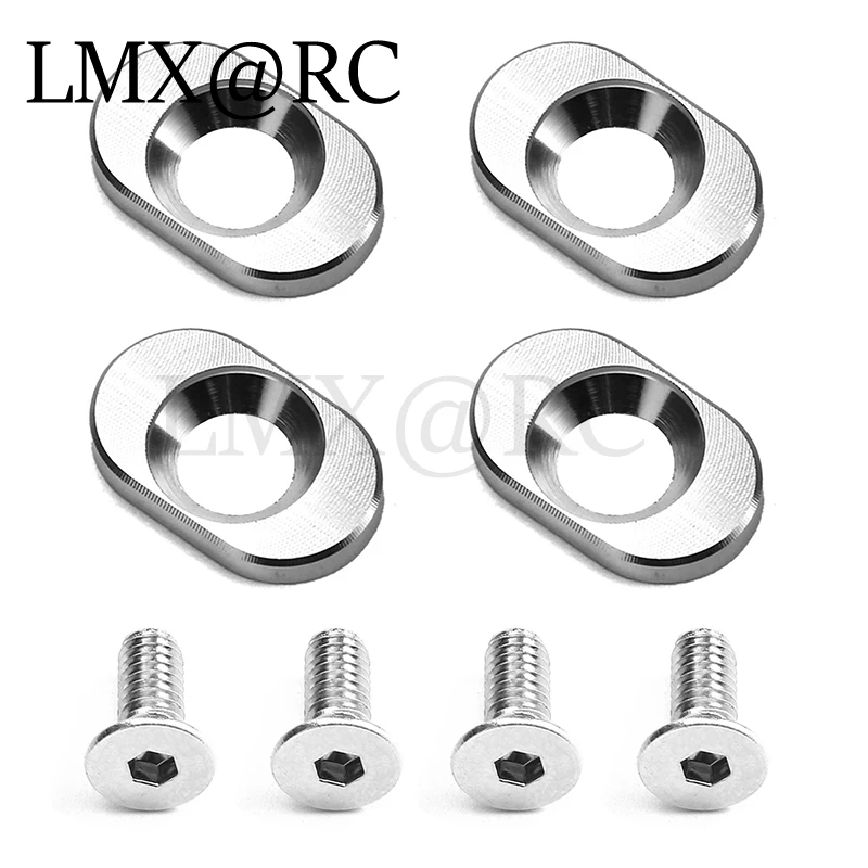 LMXRC Metal Motor Mount Washers Shims for Traxxas Sledge 1/8 RC Car RC Car Upgrade Parts Accessories