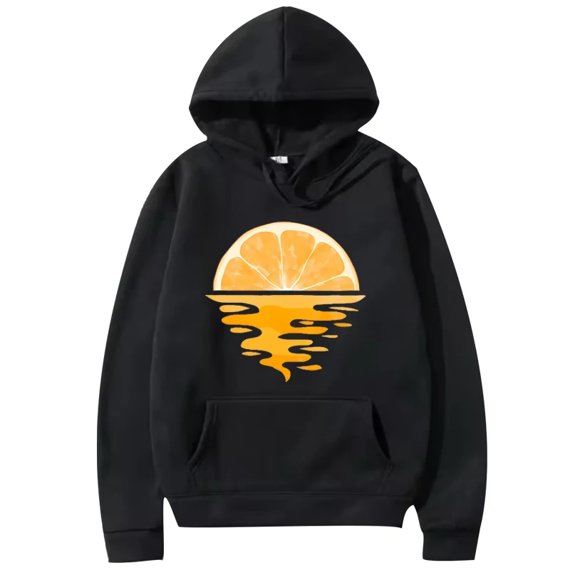 

Orange Fruit hoodie men women Fruit Lover Party vintage funny Long sleeve Sweatshirt with print Graphics oversized hoodie unisex