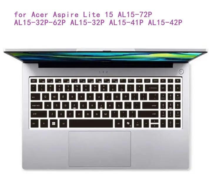 Silicone laptop Keyboard Cover Skin For ACER Aspire Lite AL15-32P AL15-41P AL15-42P AL15-72P AL15-62P AL15-41 AL15 42 AL15 72