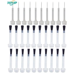 Disposable Nail Brush 10Pcs/Box Nail Polish Brushes Replacement Nail Polish Dip Powder Acrylic Applicator Liquid Manicure Tools