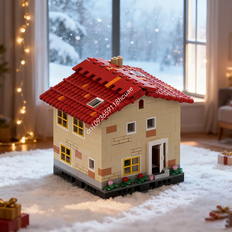 

792pcs MOC Cottage The Village Modulared Model Building Blocks Assemble Christmas Gifts DIY Toys Creative Brick Kids Birthday