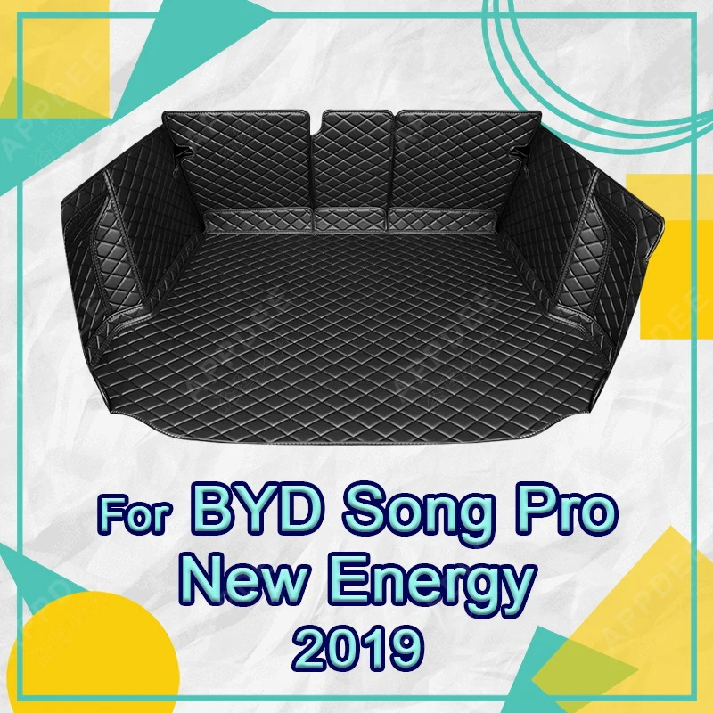 

Автоматический коврик в багажник с полным покрытием для BYD Song Pro New Energy 2019, чехол для багажника автомобиля, подкладка для багажника, аксессуары для защиты салона