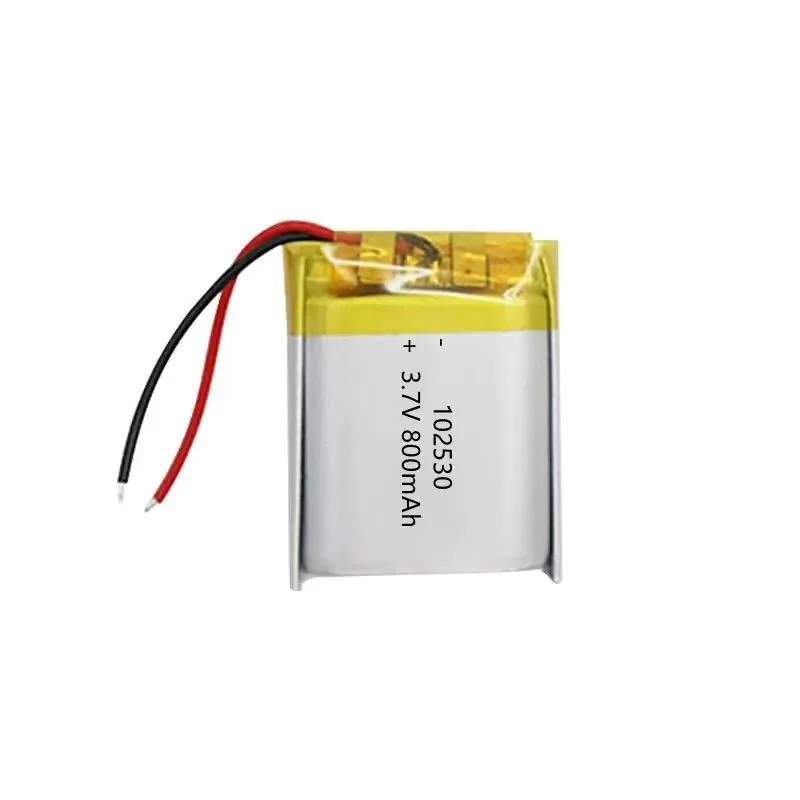 100pcs 102530 Polymer Lithium Battery 800mAh 3.7V High Density Rechargeable Cell For Hydrating Beauty Instrument Facial Massager
