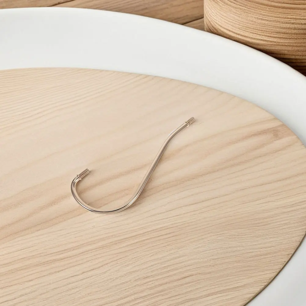 2 шт., настольная лампа, металлический изогнутый стержень с резьбой, замена для осветительных приборов, ремонт, детали для изготовления ламп