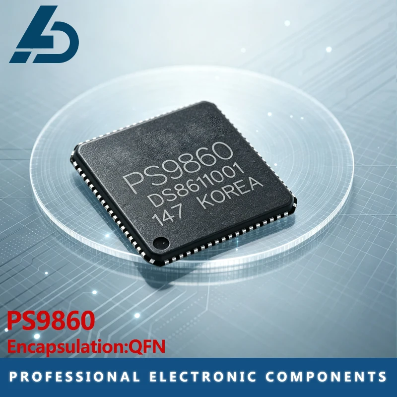 2PCS PS9860 QFN audio chip