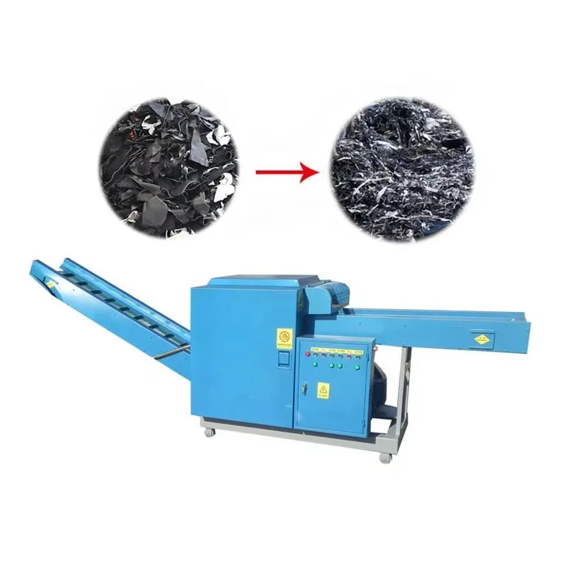 Newest Type Textile Shredder Small Fabric Nylon Crushing Machine 100-300Kg/H