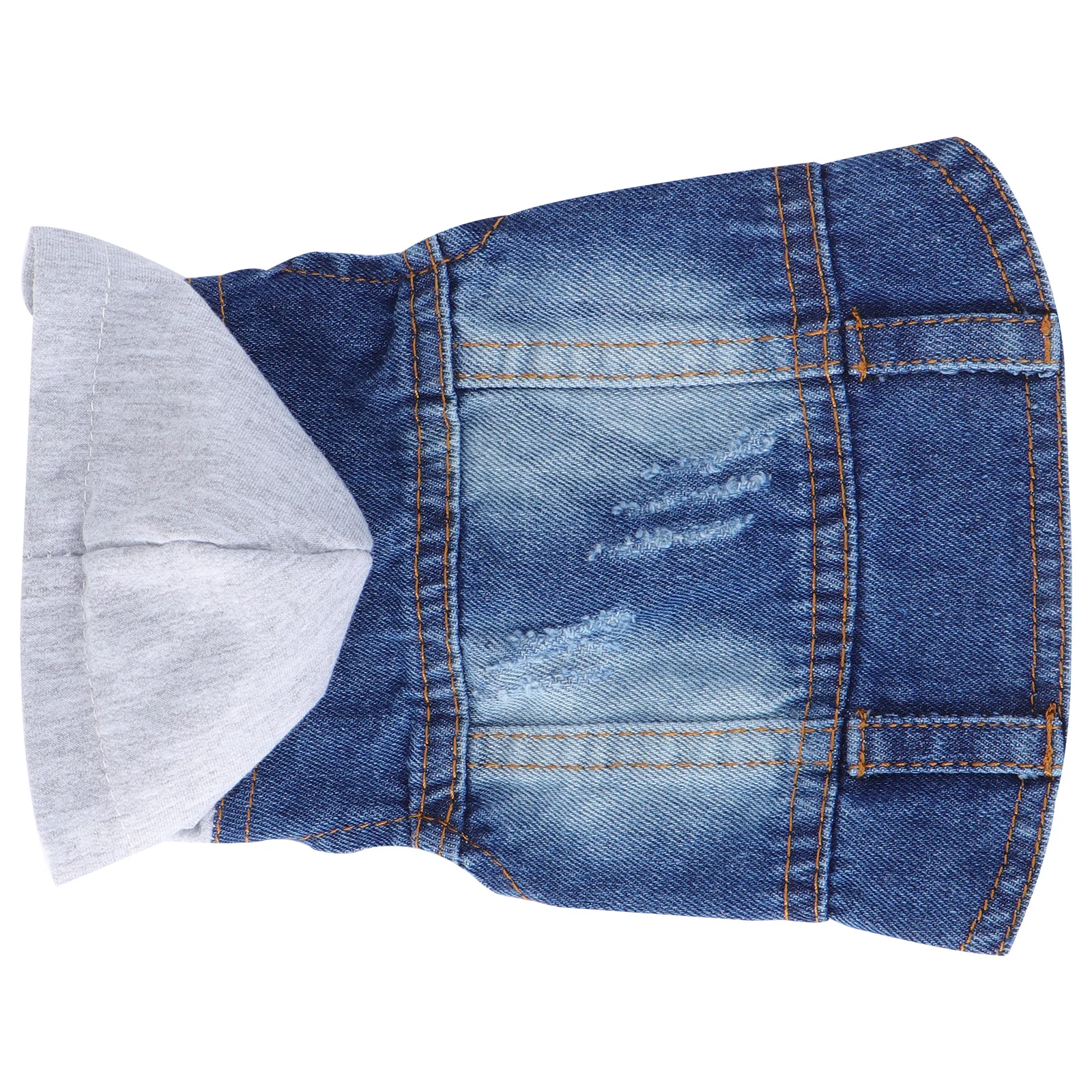 

Pet Vest Dog Hoodies Clothing for Dogs Cowboy Clothes Small Shirt Puppy Sweater Jean