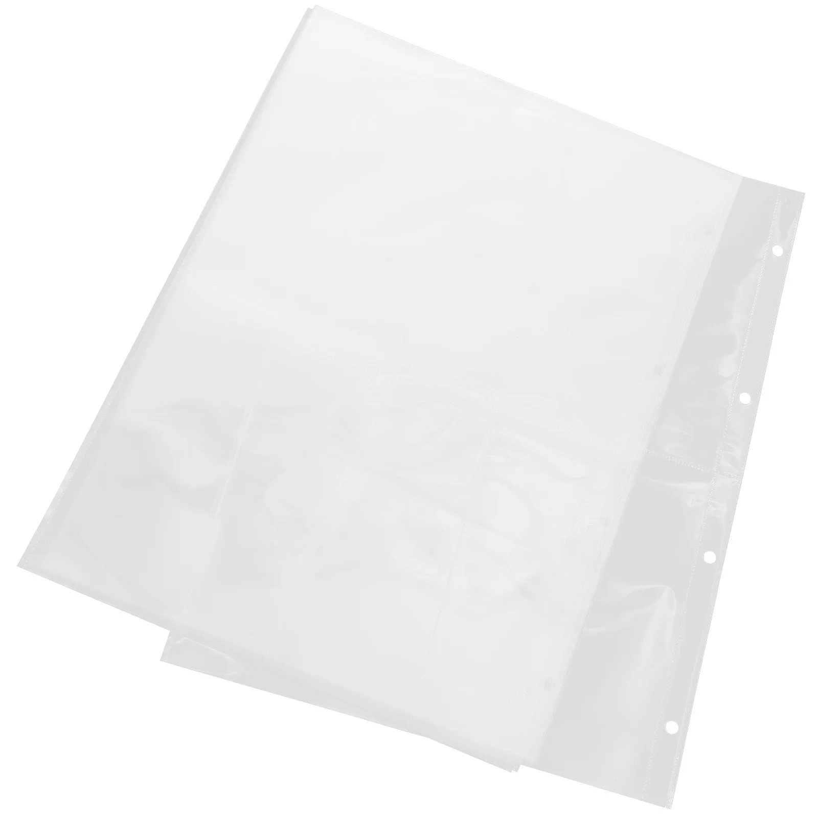 

60 шт. A4 прозрачные сменные страницы для фотоальбома, прозрачные рукава для хранения открыток, рукава для открыток