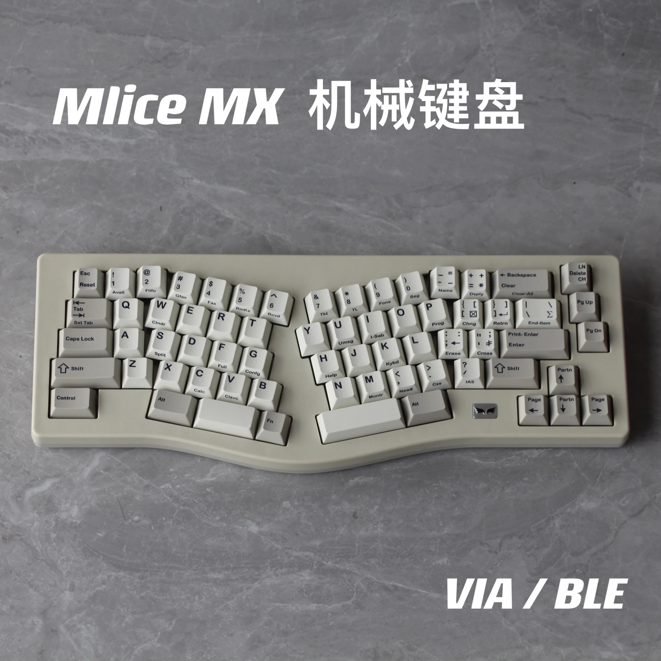 

Alice layout mx mechanical keyboard kit Bluetooth VIA remapping Ergo Gaming Keyboards