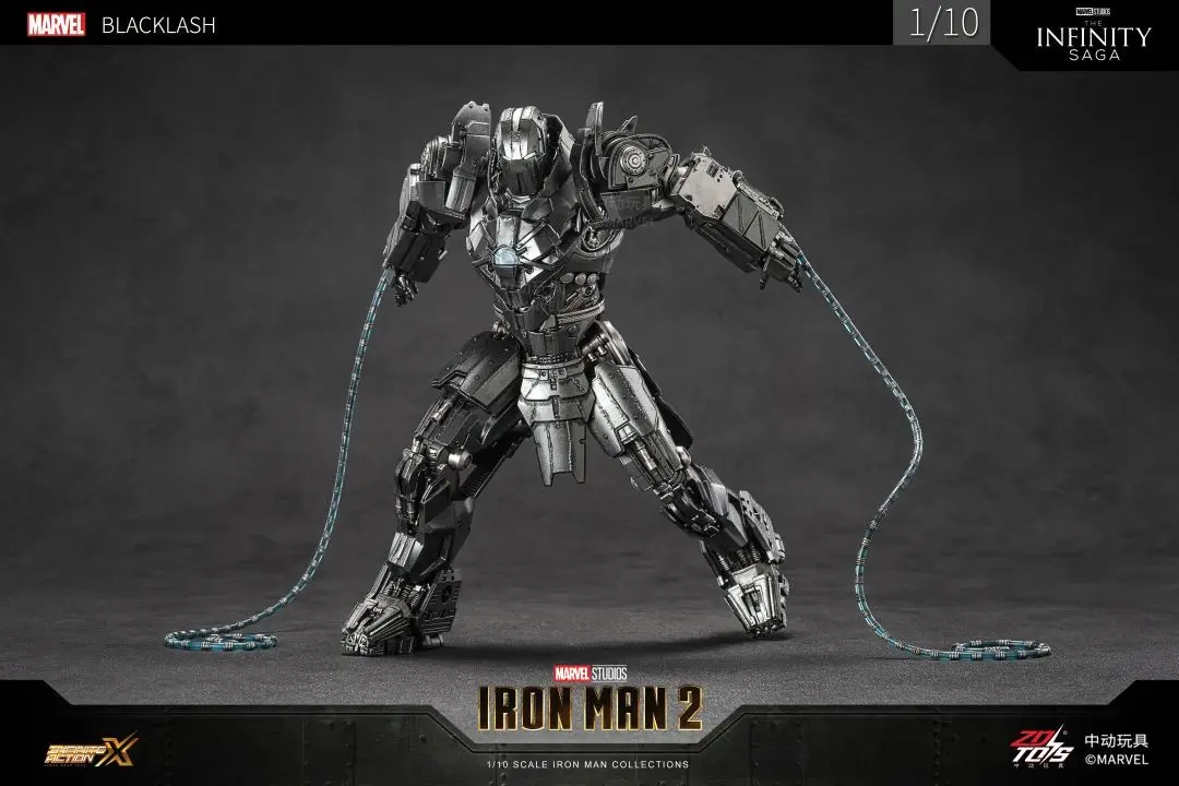Original ZDTDS Iron Man Tony Stark Whiplash Blacklash Iron Monger MK3 Action Figure Sammlung Film Modell Puppe Spielzeug WEIHNACHTEN Geschenke – Detail 17