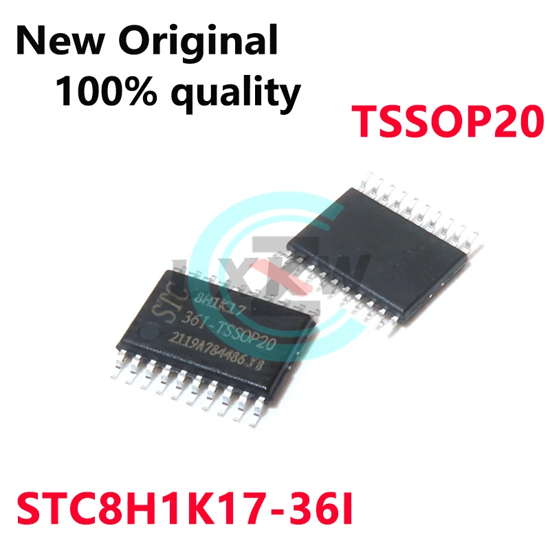 10-100/PCS New Original 8H1K17 STC8H1K17 STC8H1K17-36I-TSSOP20 TSSOP20 Single-chip microcomputer In Stock