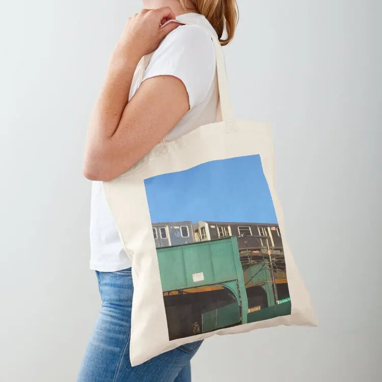 

NYC Queens Subway Tote Bag Beach bag hand bag ladies Large bags for women Custom