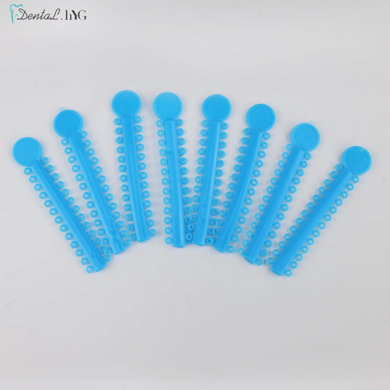 1Pack=1040PCS/40Sticks Dental Orthodontic Elastic Ligature Ties Bands for Brackets Braces Colourful to Choose