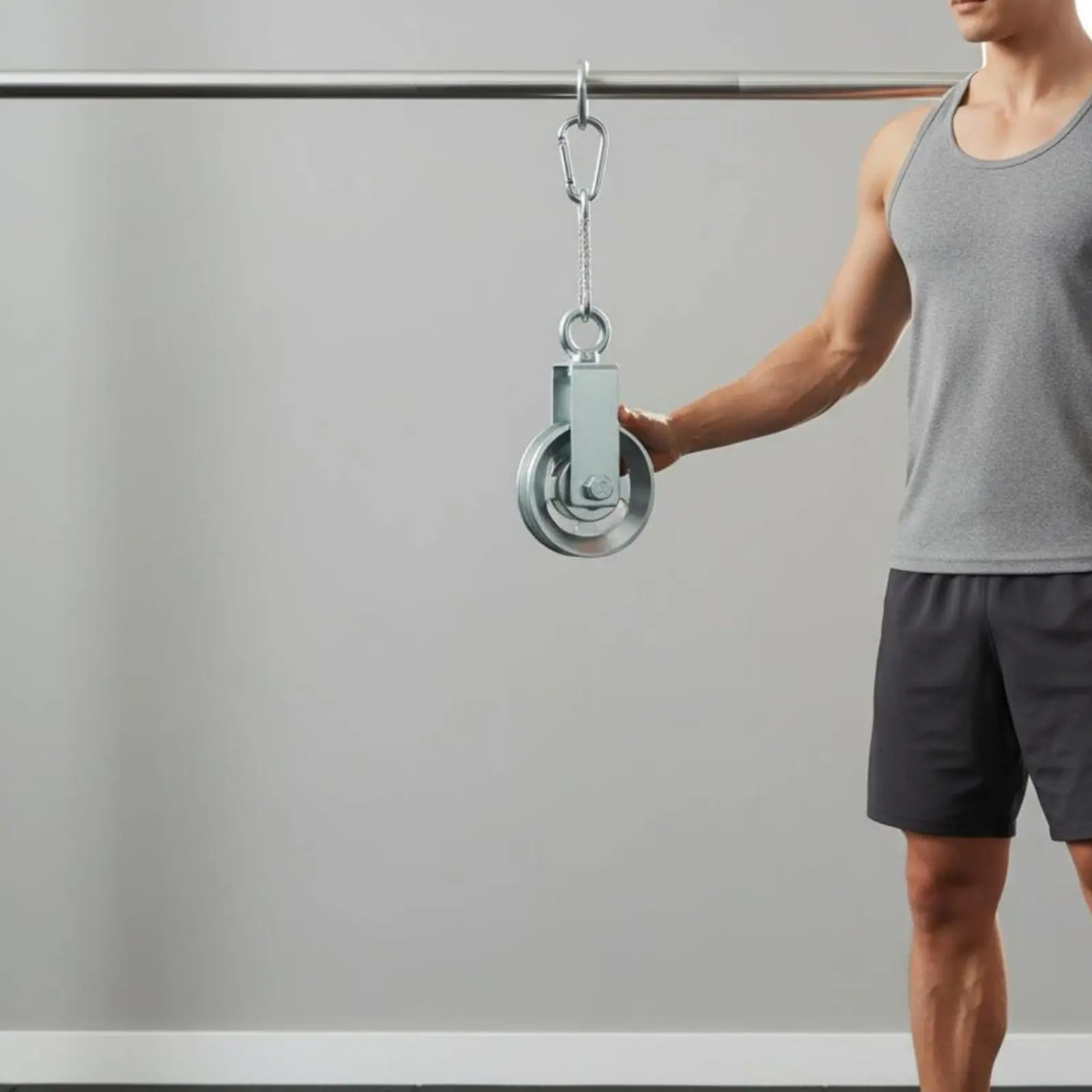 Lat Pulldown Pulley Wear-Resistant Cable Machine Pulley Quiet Rust Proof for DIY Users