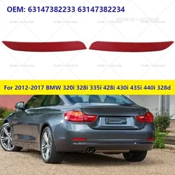 For 2012-2017 BMW 320i 328i 335i 428i 430i 435i 440i 328d Bumper Rear Reflector Tail Light 63147382233 63147382234