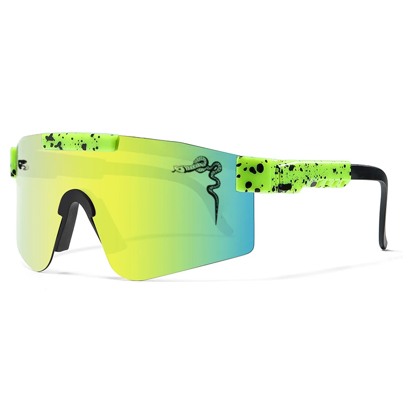 Lunettes de soleil coupe-vent pour hommes et femmes, lunettes de sport, lunettes de vélo, cyclisme en plein air, multicolore, UV400