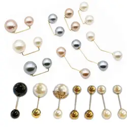 3pcs/lot Imitation Pearls Brooch Pins Exquisite Elegant Brooches for Women Pants Sweater Cardigan Clip Coat Dress Jewelry