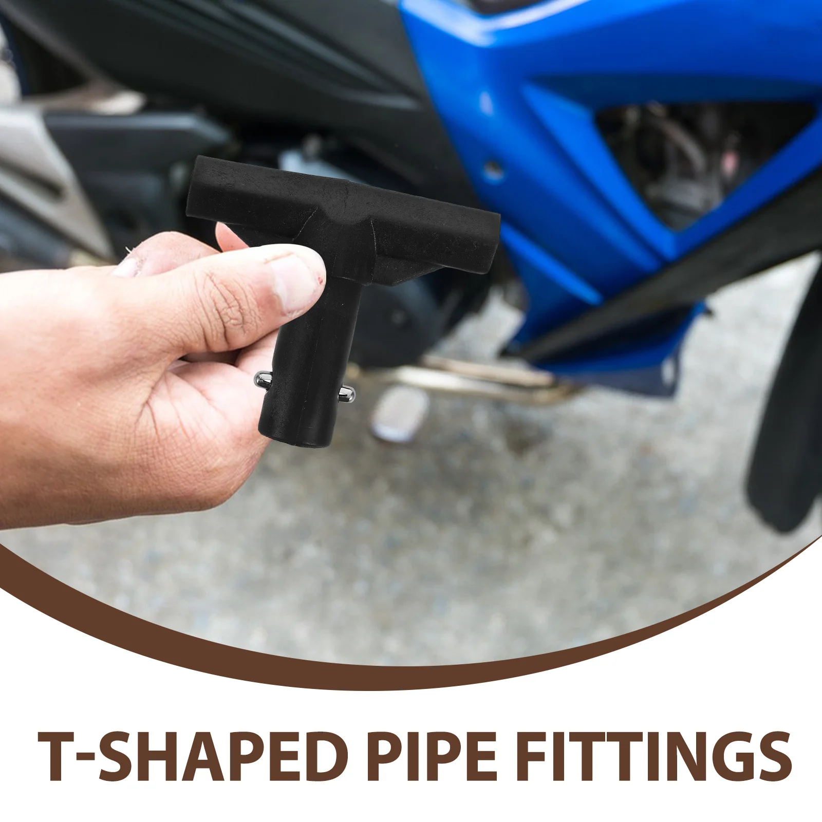 6 قطعة T-شكل الأنابيب الأكمام ل الترامبولين الضميمة القطب نهاية قبعات الثقيلة البلاستيك استبدال يغطي دائم T-أنبوب