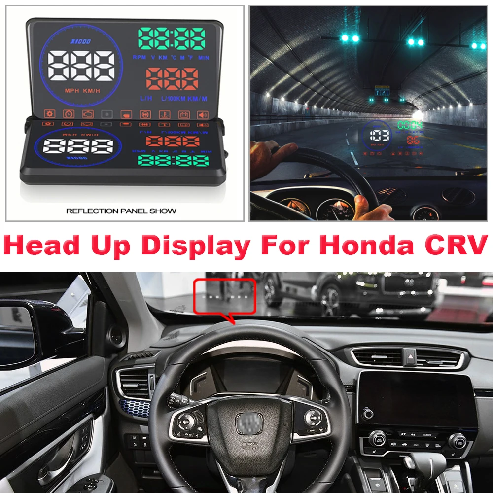 

For Honda CRV/CR-V/CR V 2011-2019 2020 2021 Car Head Up Display HUD Auto Electronic Accessories Safe Driving Screen Film