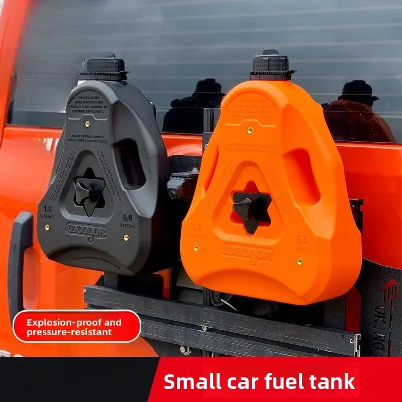 DurablePlastic Anti-static Thickened 1.6-gallon  Drum Spare 6-liter Off-road Tailgate Explosion-proof AuxiliaryTank