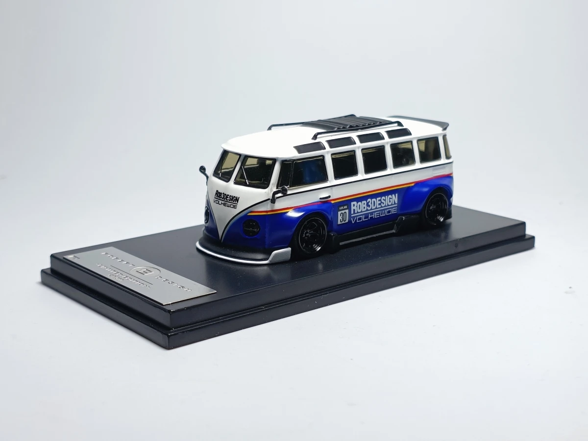 Insprie Modell 1:64 t1 Kombi Robert Design Rothmas No30 Druckguss Modell auto