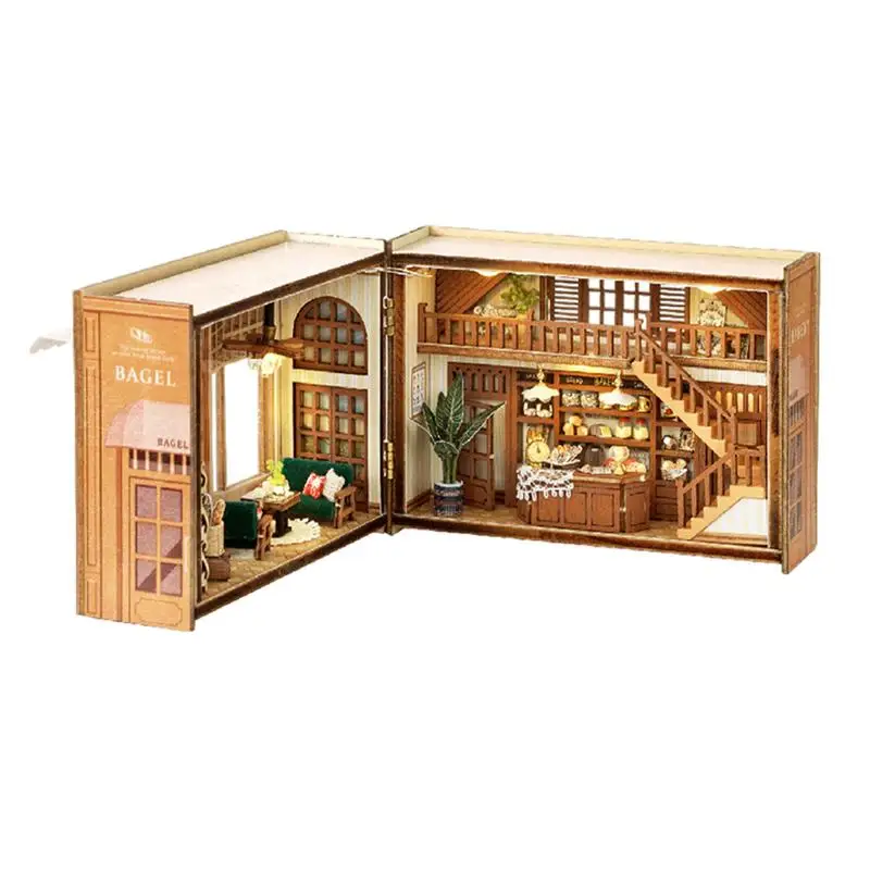 Miniature House Kit Room Idea Miniature House Building Toy Crafts Realistic Doll House Doll House Making Kit For Lovers Children