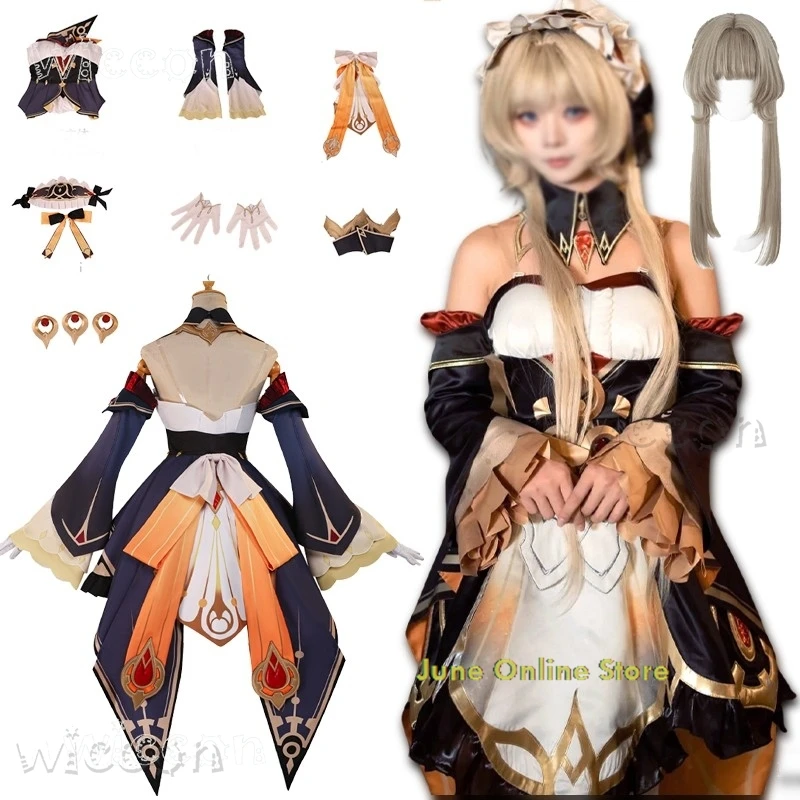 

Adult Carnival Costumes Genshin Impact Sandrone Marionette Outfits Cosplay Costumes Wig Lolita Dress Women Halloween