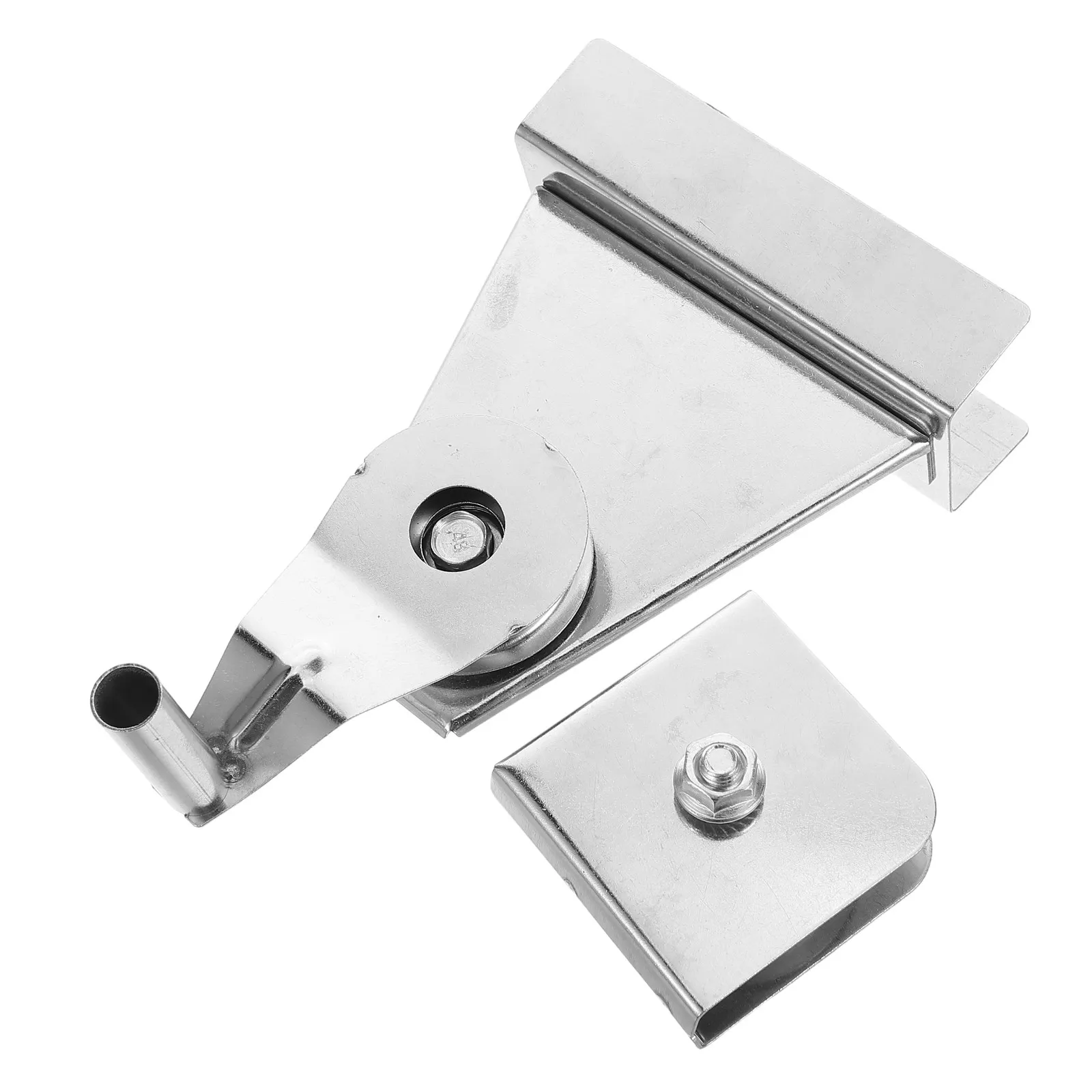 1Set Flagpole Pulley System Stainless Steel Heavy Duty Crank Handle Bearing Pulley Outdoor Flag Pole Hardware Repair Parts