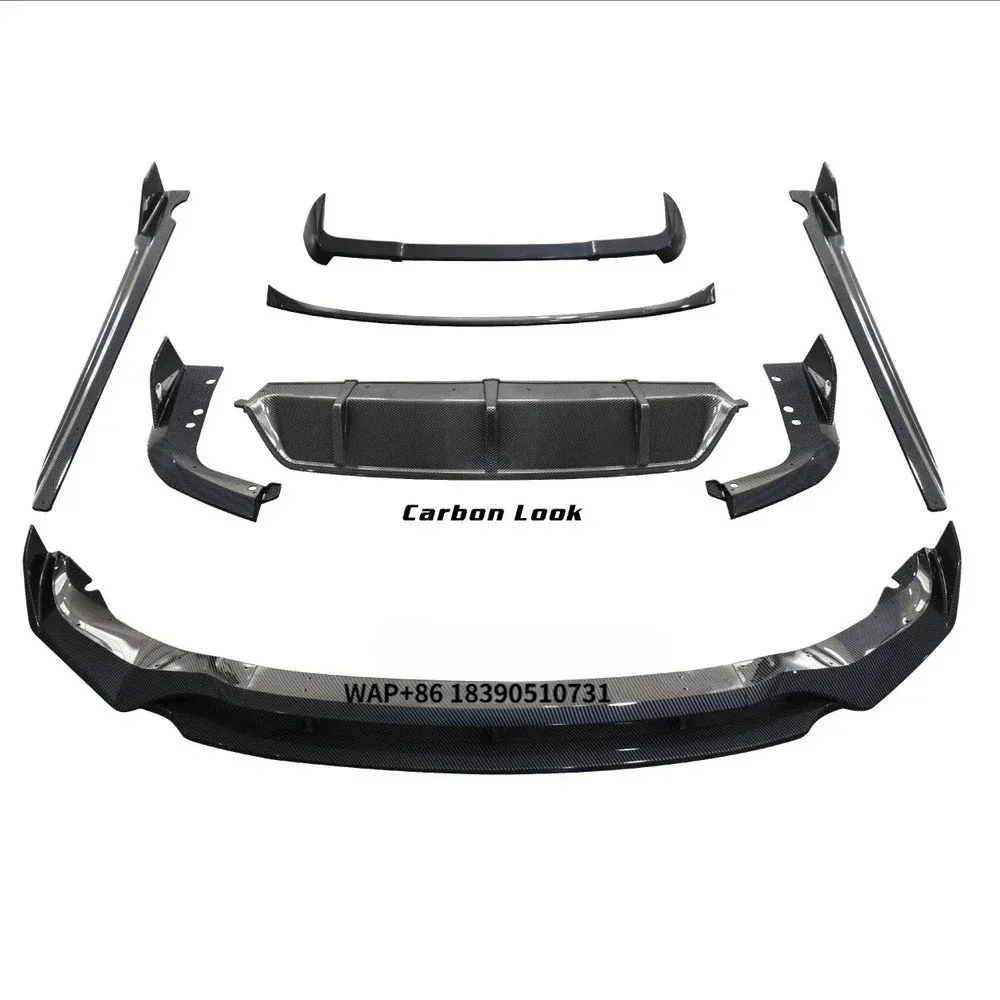 

BAZIT X5 G05 Front Lip Rear Diffuser Side Skirts Spoiler G05 Carbon Fiber Look aero Kits
