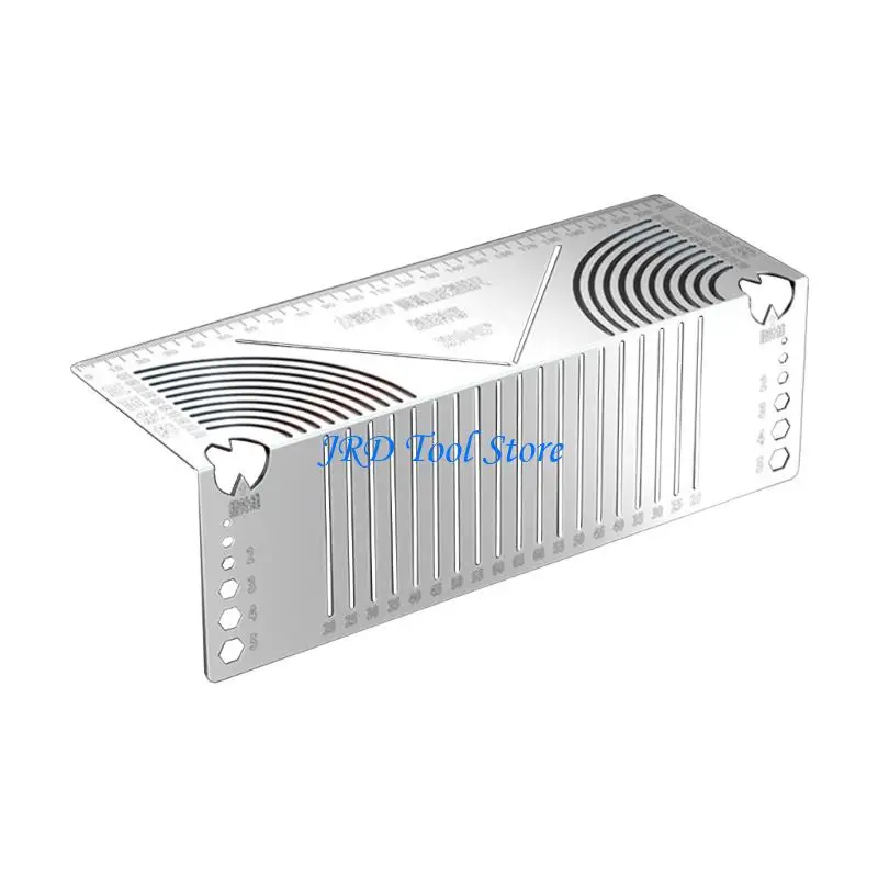 A2UD Professional Square Steel Bending Template Tool Precisions Woodworking Metalworking Aid