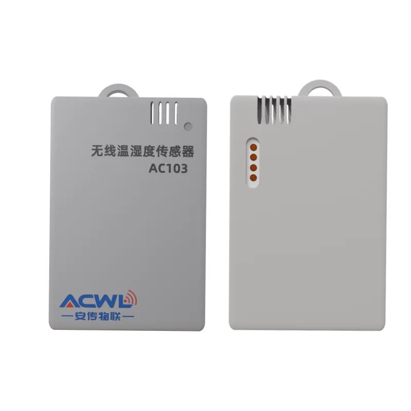 AC103L Wireless Temperature  Humidity Sensor Ultra-thin Card-shaped Design Easy Installation MODBUS for Environmental Monitoring