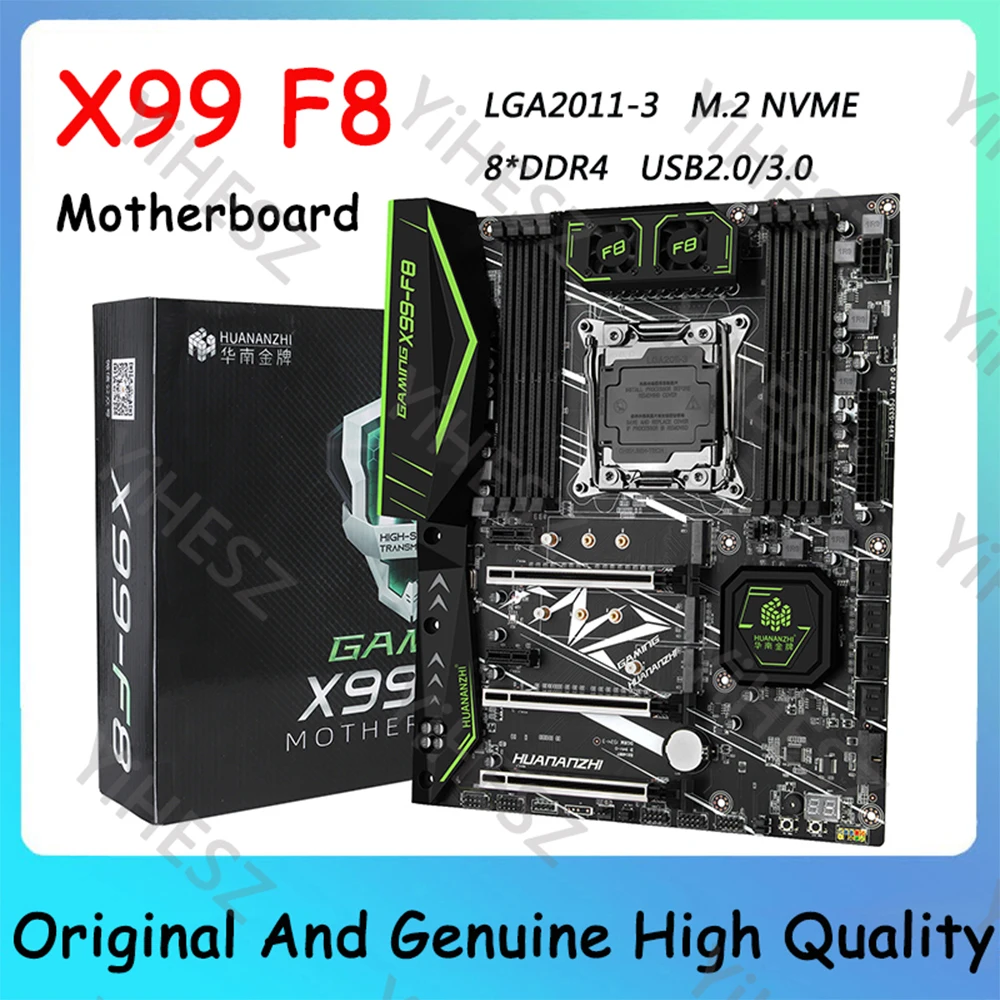 Processore scheda madre X99 F8 LGA 2011-3 DDR4 REG RECC supporto Intel E5 2640 2666 2670 2678 2696 v3 v4 DDR4 RECC NON-ECC memoria