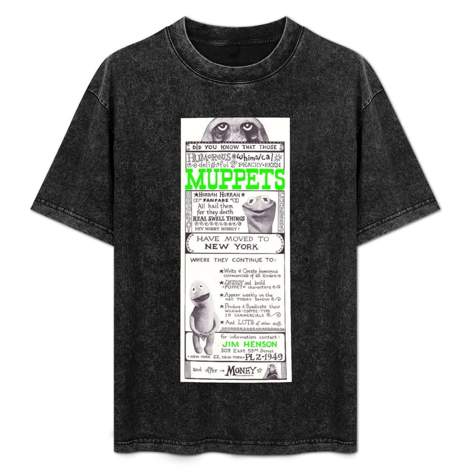 

Muppets Are Moving Poster T-Shirt Quick Dry Travel T-Shirt