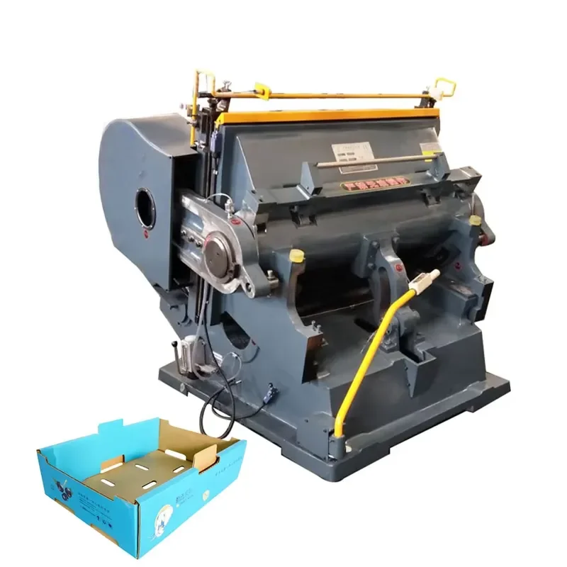 Box Making Crease Die Cutting Machine Flat Matching Cardboard Cutting Machine Die Cutting Creasing Machine