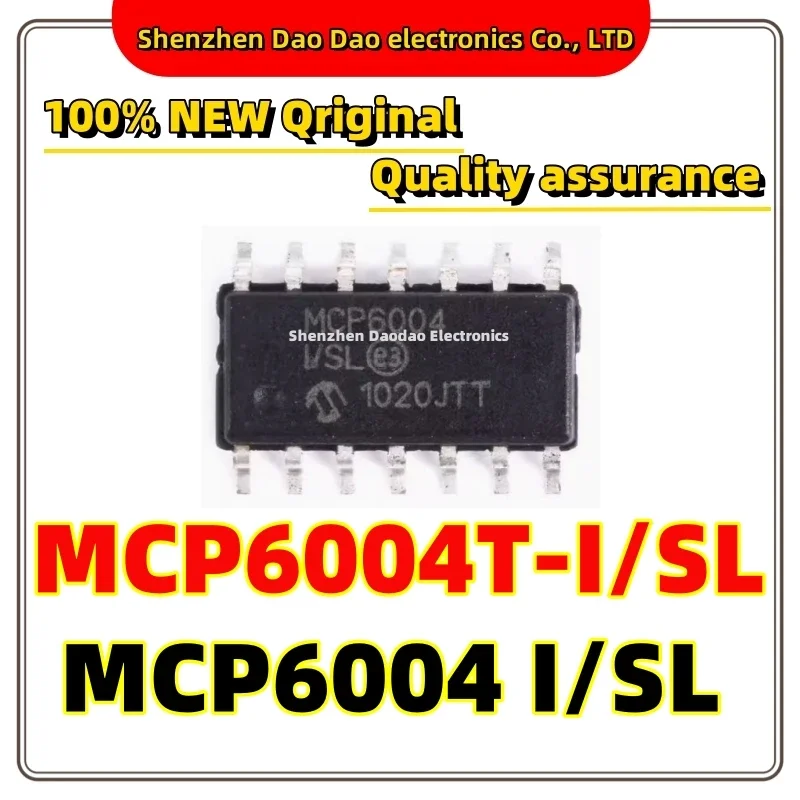 

10Pcs MCP6004-I/SL MCP6004T I SL SOP-14 Operational amplifier chip new original