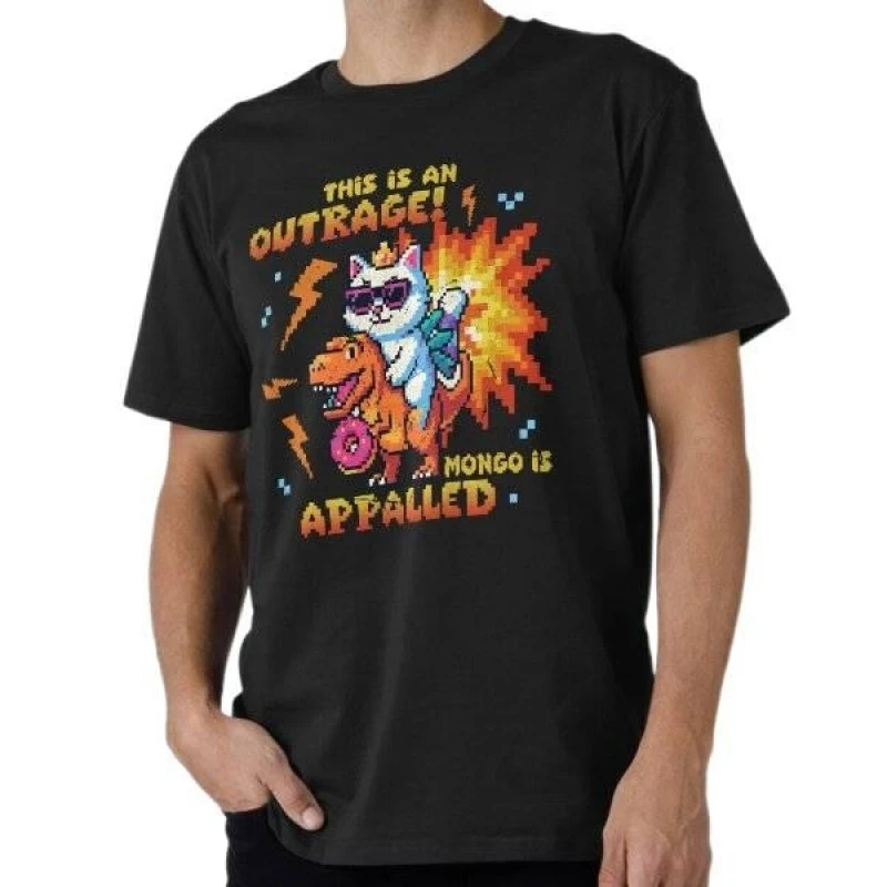 

Sic-Fi Dungeon Crawler Carl Anime Gift T-Shirt Princess Donut and Mongo Cartoon Graphic Tee Y2K clothes All size tops S-6XL
