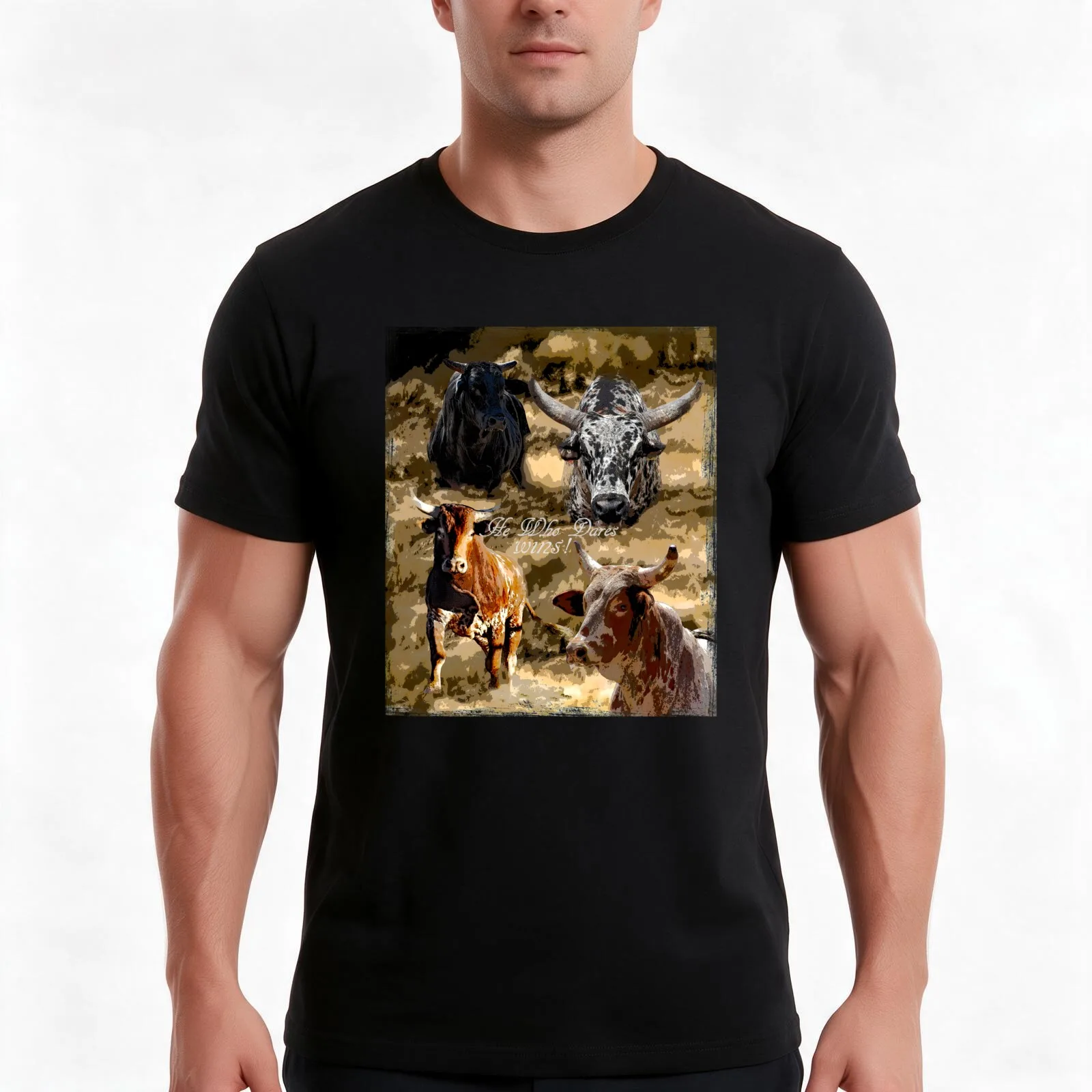 RODEO BUCKING BULLS. RODEO ROUGH STOCK T-Shirt, Summer Casual Cotton Tee, Oversized Streetwear Tops, Vintage Graphic Print
